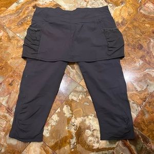Athleta leggings with built-in skirt